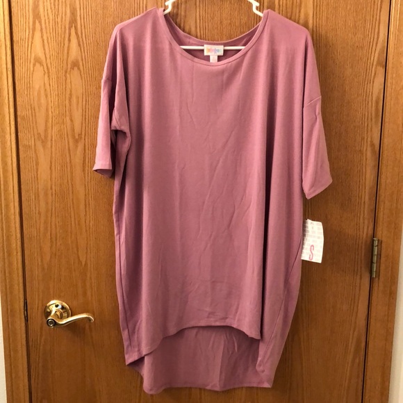 LuLaRoe Tops - LulaRoe Small Irma Tunic Shirt- Lilac/pink